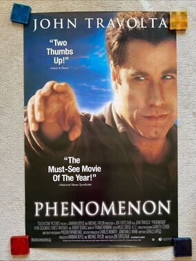 Phenomenon Movie Poster John Travolta
